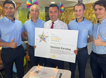 McDonald’s Türkiye’nin Restoran Müdürlerine Global Ödül