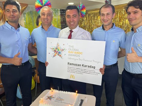 McDonald’s Türkiye’nin Restoran Müdürlerine Global Ödül